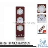 Pearl Wooden Clock PW031 With Weather Station