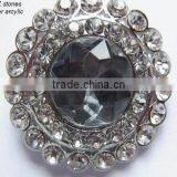 Factory Wholesale Rhinestone Crown Button