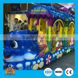 Fiberglass Sea Animation Kids Rides Electric Animal Train Rides Ocean Tourist Train Sale thumbnail-3