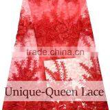 2016 High Quality French Tulle Fabric Lace / African Tulle Lace Fabrics for Party/african Lace Fabrics Tulle thumbnail-2