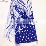 JLQ45 White Lace Embroidery Fabric Wholesale,african Tulle Lace Fabrics Voile Lace Embroidery Fabric With Sequins thumbnail-4