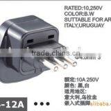 Plug With Socket Type us to Italy Plug Adapter thumbnail-3