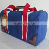 Fashion Denim Blue Canvas Duffel Bag thumbnail-2