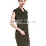 Olivedrab Dress Slim Dress 2016 Women Dress thumbnail-3