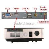 LCD Projector LED Home Theater Video Projector With Hdmi Multimedia 4000 Lumnes thumbnail-2