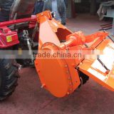 PTO rotary tiller for farm tractors