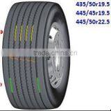 Truck tire 435/50r19.5, 445/45r19.5, 445/50r22.5