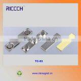 Magnetic Name Badges/ Beach Resort Staff Id Name Badge Magnet/ Brass Design Name Badges With Magnets Having Price Advantage thumbnail-6