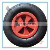 12 Inch Black Rubber Pneumatic Wheel 350-6 thumbnail-1