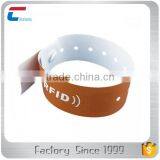 Disposable Paper NFC Bracelet Adjustable Soft PVC RFID Wristband thumbnail-3