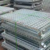 Folding Galvanized Wire Mesh Container thumbnail-4