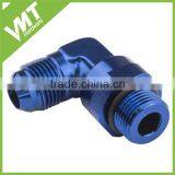 VMT Industry 90 Degree 1/2" NPT Swivel to Male AN8 Flare Fittings With O-ring thumbnail-2