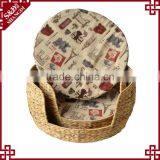 Wholesale Dog Supply Multi Designs Natrual Straw Woven Bed for Dog thumbnail-3