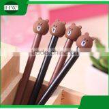 Promotional Wholesale Cheap Funny School Office Stationery Mini Cartoon Plastic Bear Roller Ball Point Pen thumbnail-5