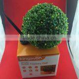 Outdoor Wireless Artificial Flower BALL HANGING GARDEN LIGHT SOLAR TREE thumbnail-3