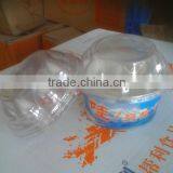 Blister Plastic Octagonal Cap for Paper Bowl /Dessert Bowl Cover/disposable Plastic Lids thumbnail-1