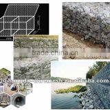 electric galvanized/pvc coated gabion box/gabion basket