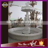 Outdoor Natural Marble Fountain With Lady thumbnail-1