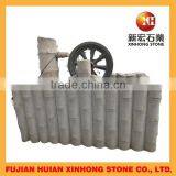 Granite Bamboo Shaped Stone Fountain for Park Decoration thumbnail-1