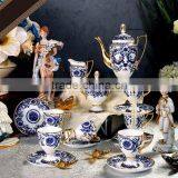 Bone Porcelain Flower Painting 15pcs Tea Set thumbnail-1