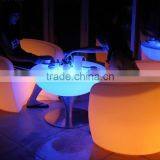 2017 Sigma 16 Colors Change PE Plastic Cheap Outdoor Bar Stool Sets thumbnail-1