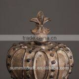 Crown Decoration Resin Vintage Crown Figurines thumbnail-4