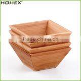 Flexible Use Bamboo Serving Bowl for Kitchen Homex-BSCI thumbnail-5