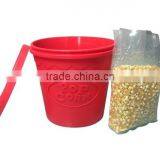 Silicone Popcorn Container DIY Silicone Microwave Popcorn Maker Bucket thumbnail-3