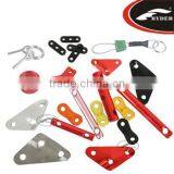 Aluminium Ring Shape Guy Line Slider Rope Adjuster Guyline Tensioner for Camping Tent thumbnail-6