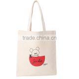 Cartoon Bear Printing 12OZ Canvas Shopping Tote Bag,Organic Cotton Tote Bag thumbnail-3
