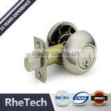 Sample Price Factory Price Stainless Steel Single Deadbolt Lock Keyed Alike Security Entry Round Knob Door Lock thumbnail-1