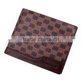Latticed Leather Wallet for Men thumbnail-3