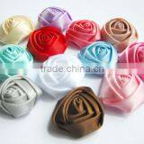 Handmade Satin Rose Flower Headband for Kids Hair Accessories thumbnail-3