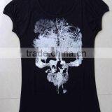 100% Cotton Printed Fashionable Comfortable Ladies t Shirt thumbnail-1