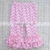 Childrens Boutique Ruffle Girl Leggings Wholesale Icing Triple Ruffle Pants thumbnail-3