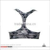 2017 Reinforced Stitched for Ultimate Movement Camo Sports Bra for Women thumbnail-3