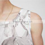 OEM Factory Man Tank Top Summer Vest Custom Printing Vest thumbnail-5