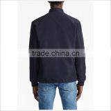 Factory Custom Patch Mens Leather Jacket In Dark Blue thumbnail-4