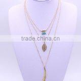 Zm35137a Woman Jewelry Necklace 2017 Fashion Layer Chain Statement Necklace thumbnail-2