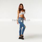 Women Skinny Rips Jeans 2017 thumbnail-3