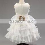 Baby Girl Princess Dresses White Puffy Dresses for Kids Girls Wedding Dresses thumbnail-2