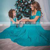 Many Ways Wear Evening Dresses 2017 Maxi Dresses Long Mother Daughter Matching Dress thumbnail-2