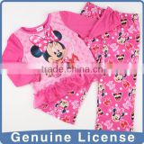 2014 new style wholesale Printed 100% polyester baby animal pajamas