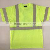 High Visibility Lime Short Sleeve CSA Z96 Reflective T-shirt thumbnail-5