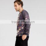 Unisex Autumn/winter Long Sleeve Crewneck Fleece Funny Couple Sweatshirt thumbnail-5