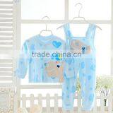 Wholesales Spring Autumn Cotton Printing Baby Clothes Set Wear thumbnail-4