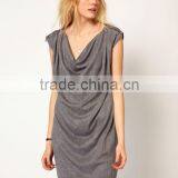 Washed Jersey Dress With Cowl Neck thumbnail-1