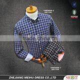 Button Down Collar Matched Western Plaid Shirts thumbnail-1
