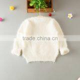 Winter Warm New Design Children Sweaters With Cute Cat Pattern Knitting Girl Pullover thumbnail-2