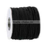 Black Elastic 2mm Polyamide Nylon Jewelry Thread Cord For Buddha/Mala/Prayer Beads thumbnail-1